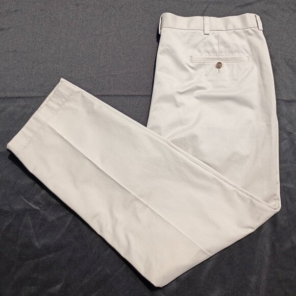 BROOKS BROTHERS Khaki Pants Mens 40 x 32 Lightweight Advantage Chino Clark Fit - Picture 1 of 13